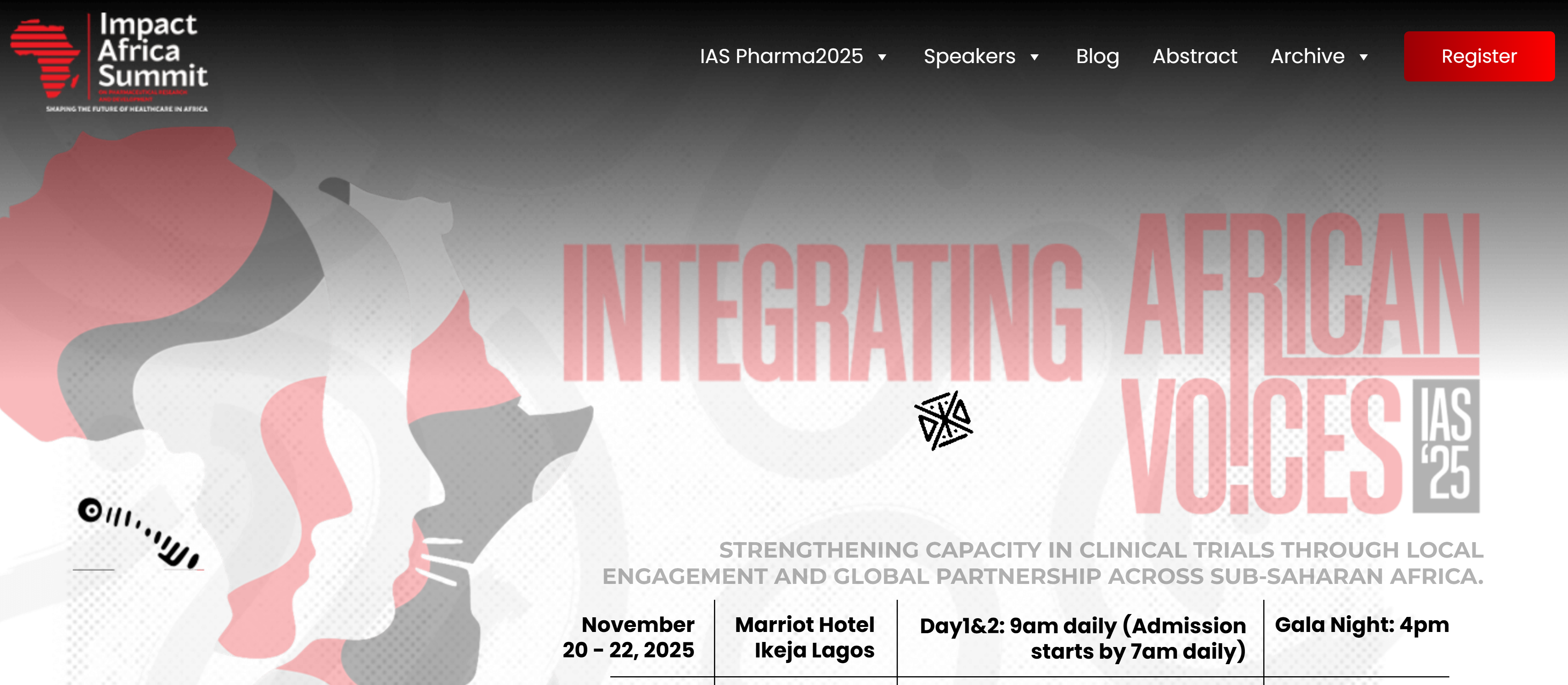 Impact Africa Summit website preview